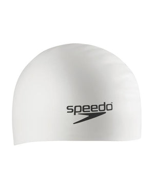 Speedo Long Hair Silicone Swim Cap - 25