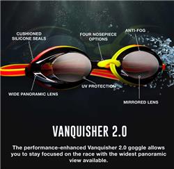 Speedo Vanquisher 2.0 Mirrored Women's Goggles - 27