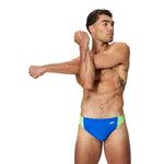 Speedo Colorblock Beachstar Brief 2 INCH - DEEP SAPPHIRE/SCREAMING GREEN