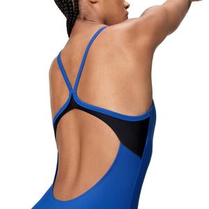 Speedo Solid Racerback ONE Piece - ZAFFRE BLUE/ANTHRACITE