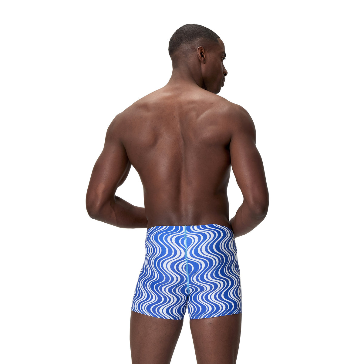 Speedo Print Beachstar Square LEG - PERIWINKLE/WHITE