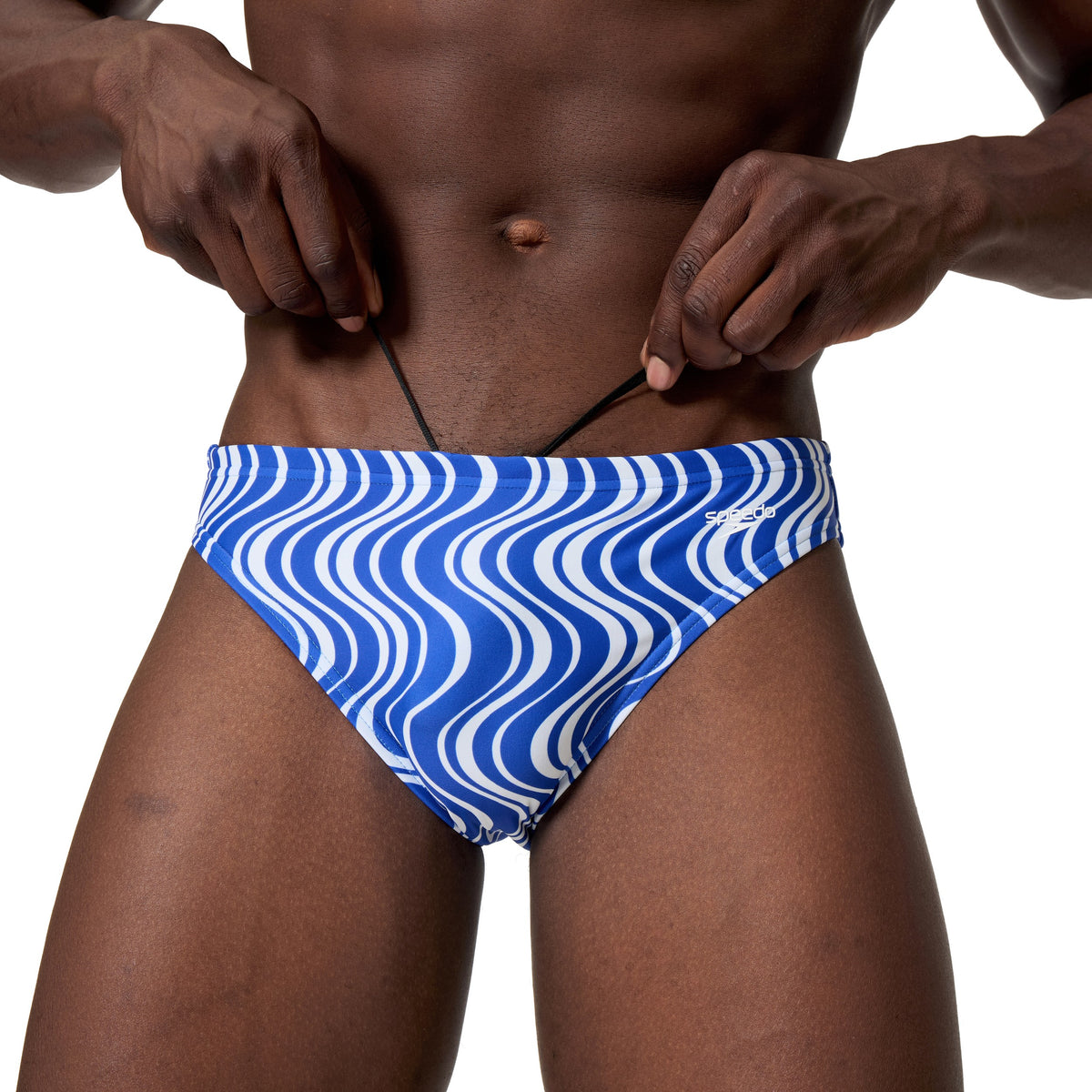Speedo Print Beachstar Brief 2 INCH - PERIWINKLE/WHITE