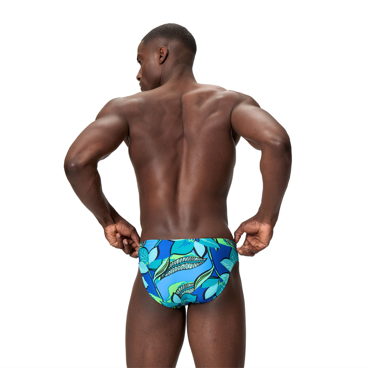 Speedo Print Beachstar Brief 2 INCH - PERIWINKLE