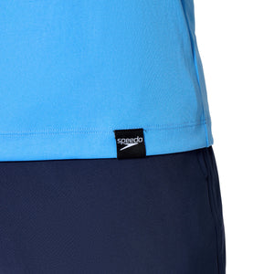 Speedo Short Sleeve Graphic SWIM Shirt - PERIWINKLE
