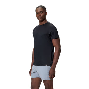 Speedo Short Sleeve Graphic SWIM Shirt - ANTHRACITE/GREY