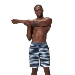 Speedo Print Bondi Boardshort 20 INCH - ANTHRACITE/GREY LEAD