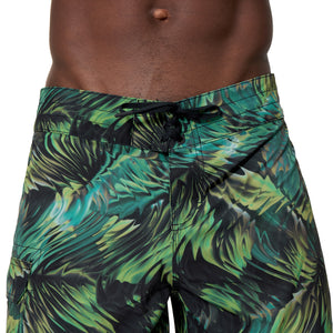 Speedo Print Lookout Boardshort 18 INCH - ANTHRACITE/DEEP OLIVE