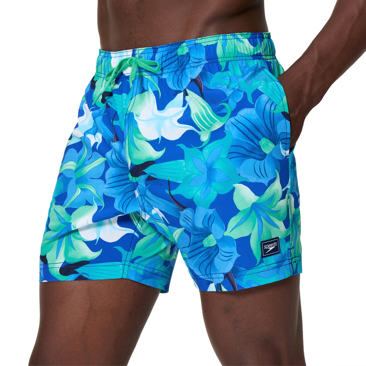 Speedo Print Redondo EDGE Volley 16 INCH - DEEP SAPPHIRE