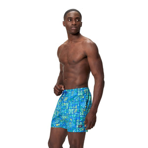 Speedo Print Redondo EDGE Volley 16 INCH - DEEP SAPPHIRE/ANGELIC BLUE