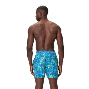 Speedo Print Redondo EDGE Volley 16 INCH - DEEP SAPPHIRE/ANGELIC BLUE