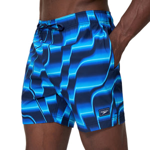 Speedo Print Redondo EDGE Volley 16 INCH - PEACOAT/PERWINKLE