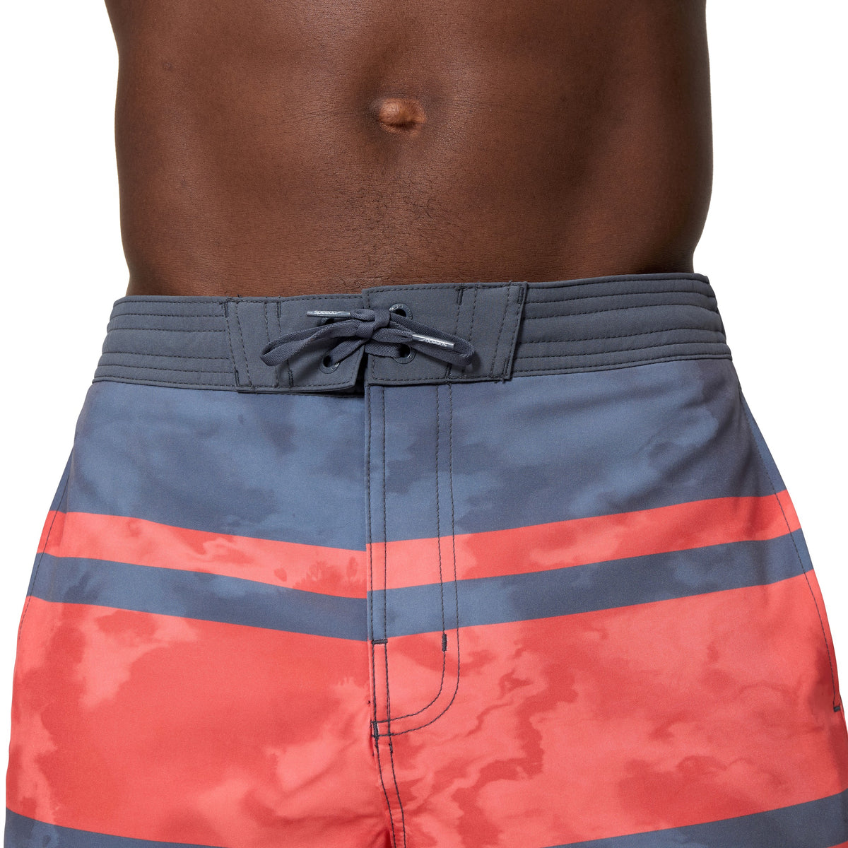 Speedo Print Bondi Boardshort 20 INCH - GREY LEAD/TROP CORAL