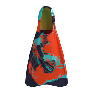 Speedo Medium Blade FIN - PEACOAT / VOLCANIC ORANGE / ARCTIC GLASS