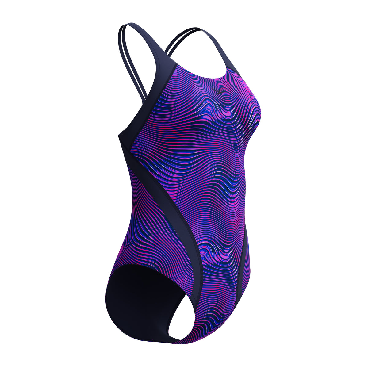 Speedo Print Quantum Splice ONE Piece - PEACOAT