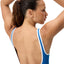 Speedo Solid Bound Scoop ONE Piece - TURKISH SEA/BRIGHT WHITE