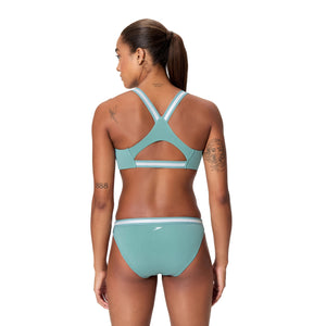 Speedo Performance 2PC SET - STORM GREEN