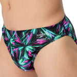 Speedo MALE Printed Brief - FIREWORK BURST/BLACK