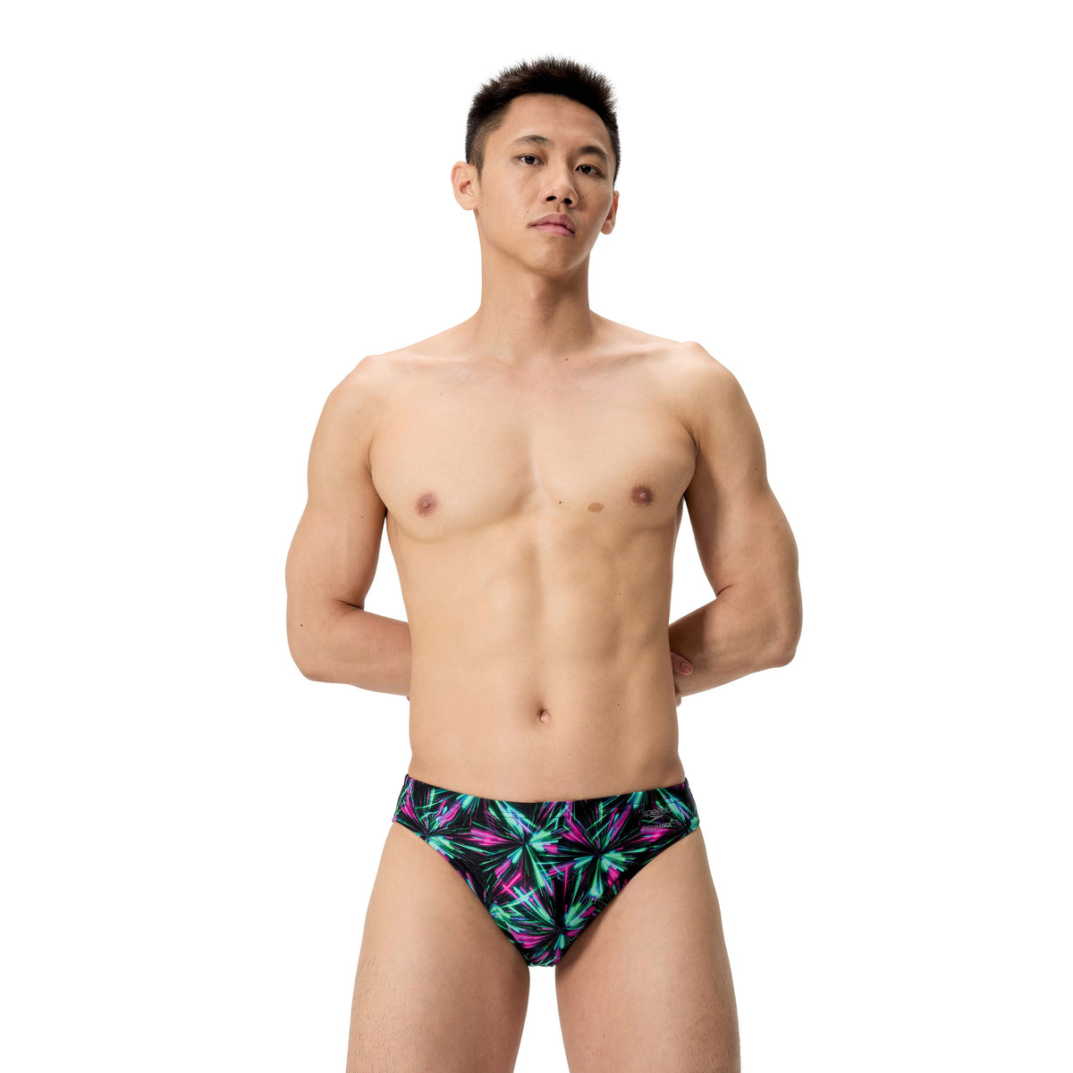 Speedo MALE Printed Brief - FIREWORK BURST/BLACK