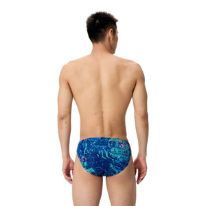 Speedo MALE Printed Brief - PIXEL POOL/NAVY