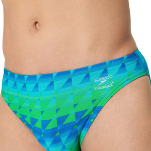 Speedo MALE Printed Brief - QUILT TRIANGLE/BLUE