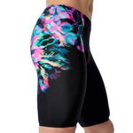 Speedo MALE Placement Printed Jammer - GLITCHY GARDEN/BLACK