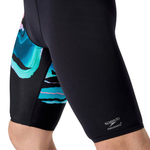 Speedo MALE Placement Printed Jammer - CANYON OMBRE/BLACK