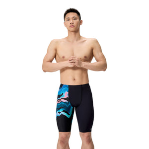 Speedo MALE Placement Printed Jammer - CANYON OMBRE/BLACK