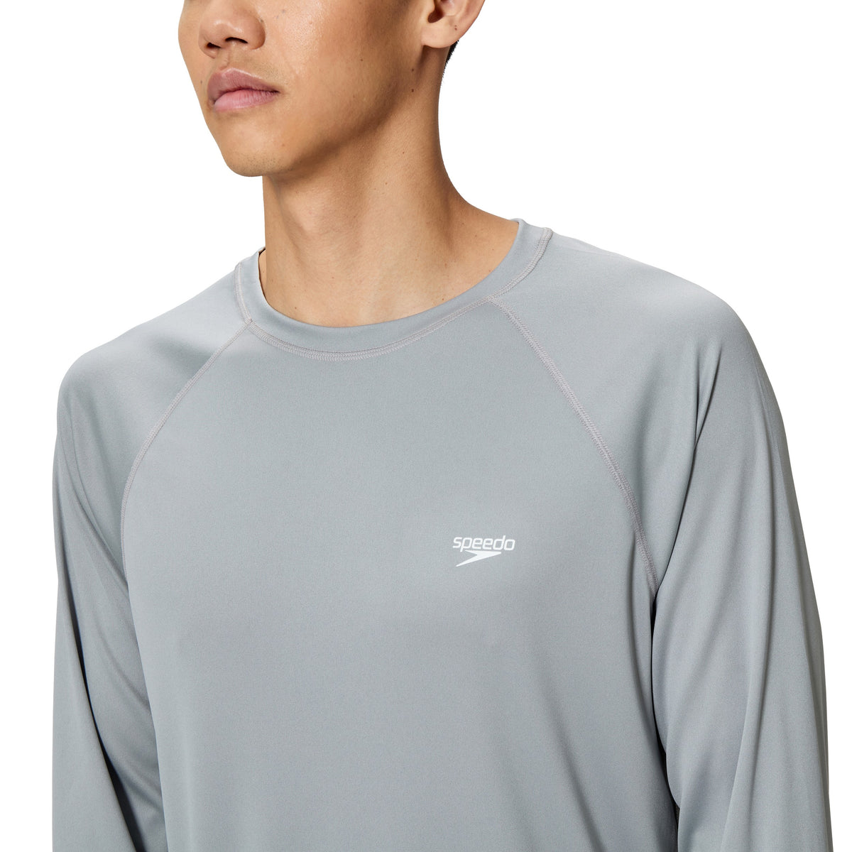 Speedo LONG Sleeve EASY SWIM Shirt - MONUMENT