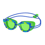 Speedo KIDS Sunny G POP Seasiders Print - SPEEDO BLUE CAMO/JELLO GREEN