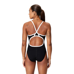 Speedo Adult Endurance+ Solid Flyback - TEAM BLACK/WHITE