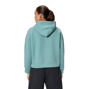 Speedo PRO Female Fleece Hoodie - STORM GREEN