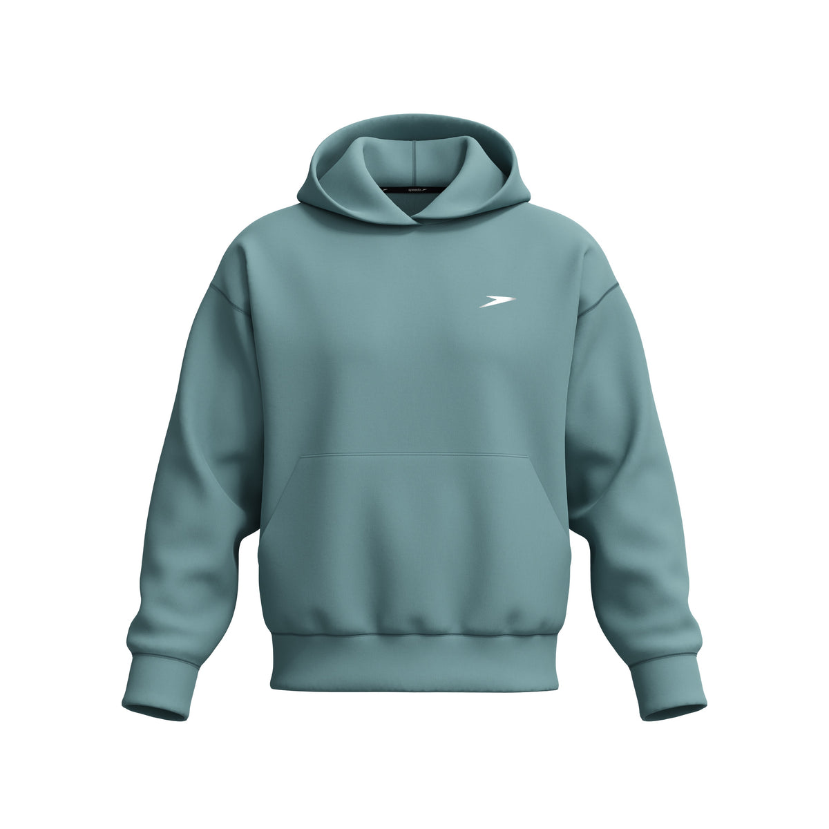 Speedo Pro Male Fleece Hoodie - STORM GREEN