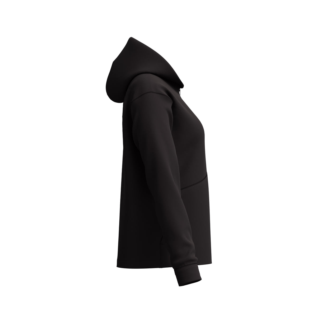 Speedo Pro Female Full Zip Fleece Hoodie - BLACK