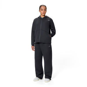 Speedo PRO Female FULL ZIP Fleece Hoodie - BLACK