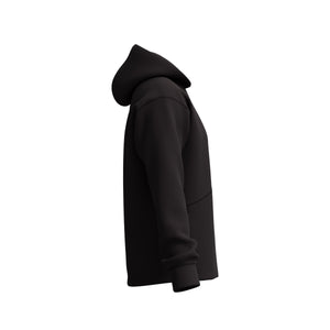 Speedo Pro Male Full Zip Fleece Hoodie - BLACK