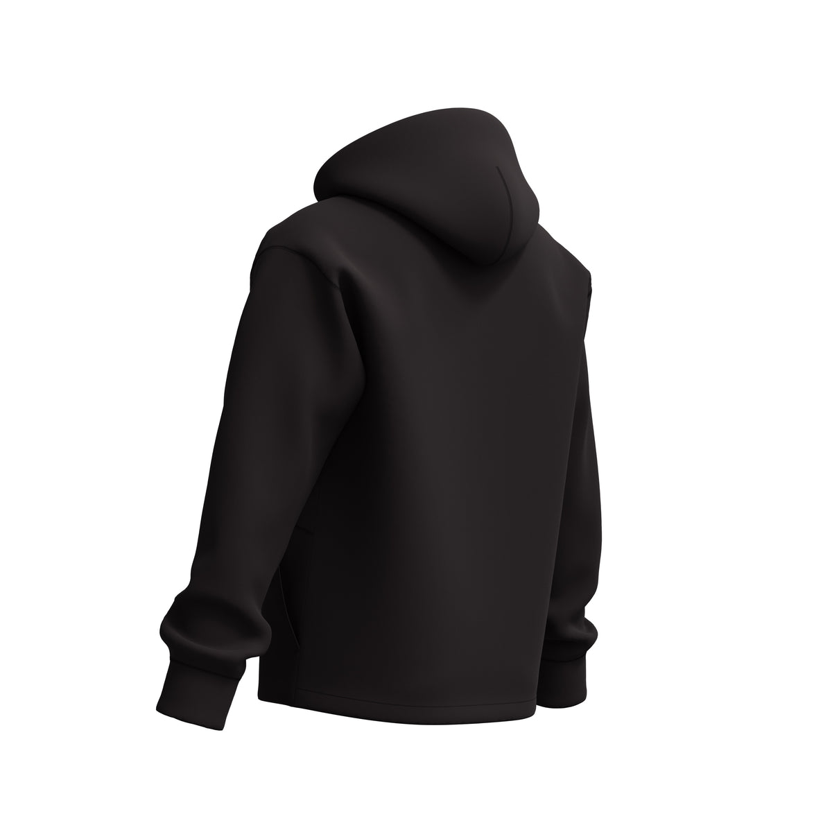 Speedo Pro Male Full Zip Fleece Hoodie - BLACK