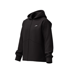 Speedo Pro Male Full Zip Fleece Hoodie - BLACK