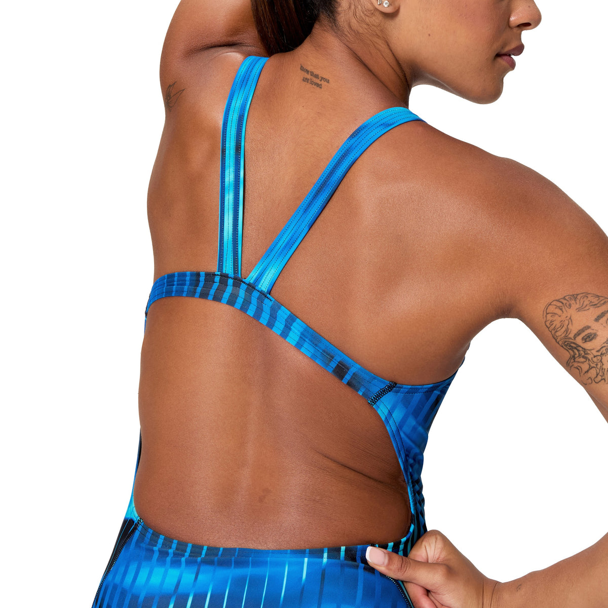 Speedo Female Linear LAVA Leaderback - TEAM ROYAL BLUE