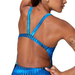 Speedo Female Linear LAVA Leaderback - TEAM ROYAL BLUE