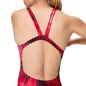 Speedo Female Linear LAVA Leaderback - TEAM RED