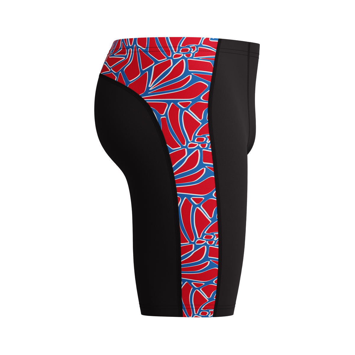 Speedo Male Petal Polygon Jammer - TEAM ROYAL BLUE/RED/WHITE