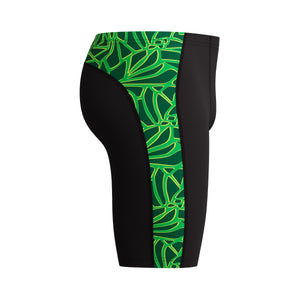 Speedo Male Petal Polygon Jammer - TEAM BRIGHT GREEN