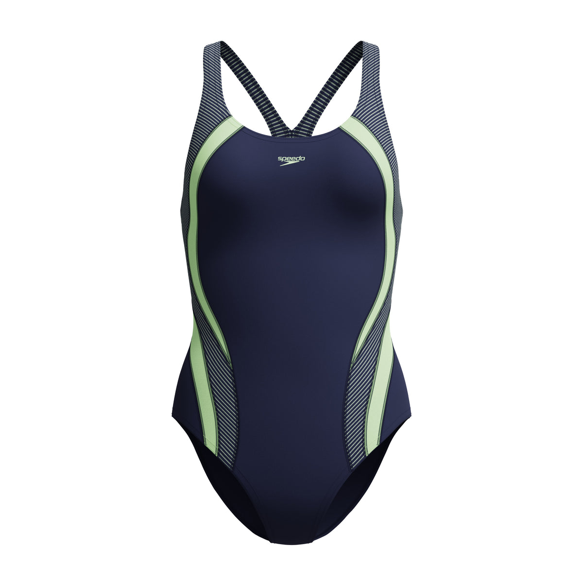 Speedo Quantum RIB Splice ONE Piece - PEACOAT/PALE CLOVER
