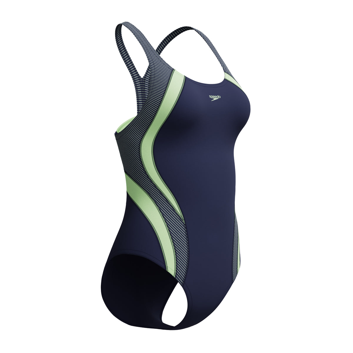 Speedo Quantum RIB Splice ONE Piece - PEACOAT/PALE CLOVER