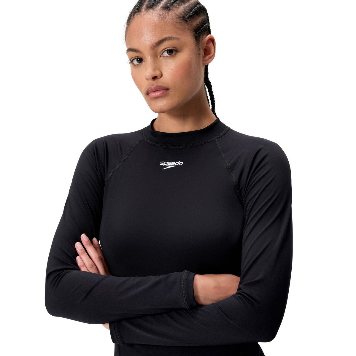 Speedo Endurance+ LONG Sleeve Rashguard - ANTHRACITE