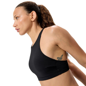 Speedo Solid HIGH NECK Bikini TOP - ANTHRACITE