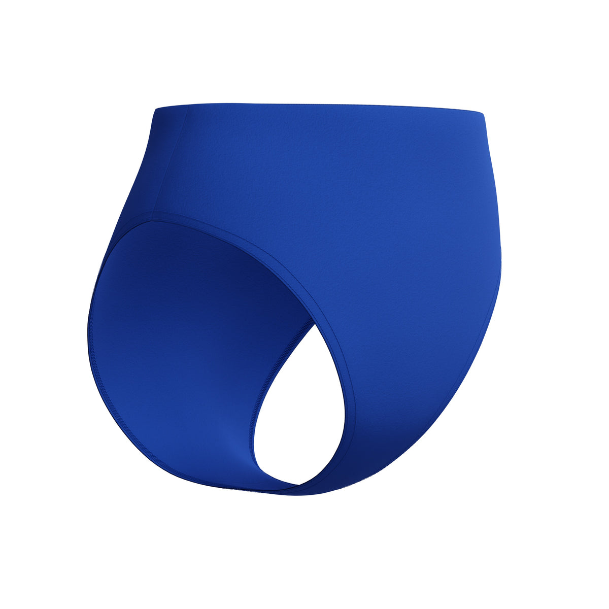 Speedo Solid Cheeky HIGH Waist Bikini Bottom - DEEP SAPPHIRE