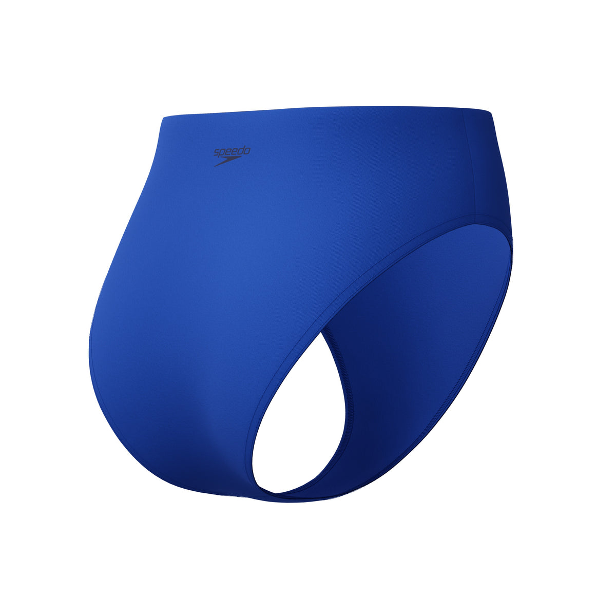 Speedo Solid Cheeky HIGH Waist Bikini Bottom - DEEP SAPPHIRE