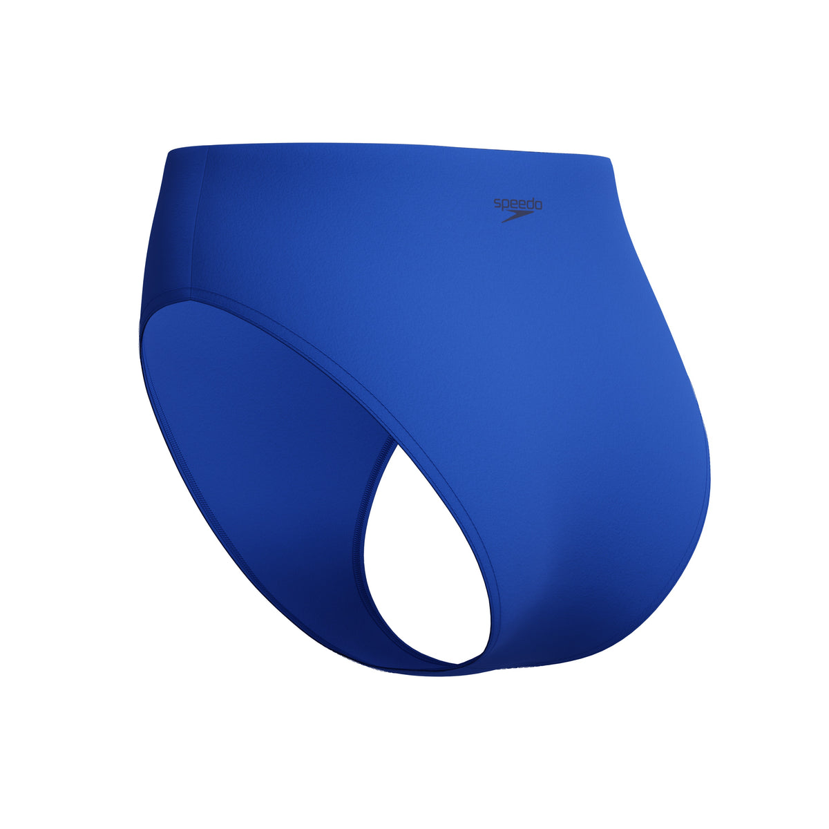 Speedo Solid Cheeky HIGH Waist Bikini Bottom - DEEP SAPPHIRE
