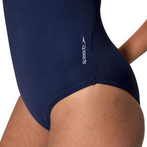 Speedo Sculpture BOOM BACK ONE Piece - PEACOAT/MOSS AGATE